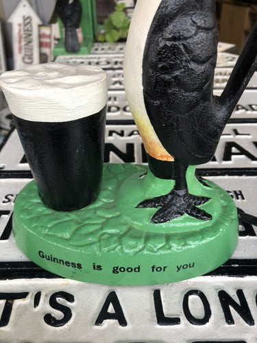Guinness Toucan Cast Iron Lamp & Shade