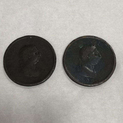 George 3 RD Copper Penny Coins