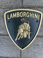 lamborghini Cast Iron Sign
