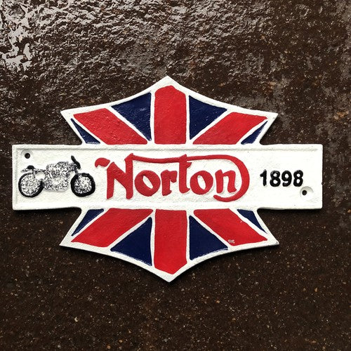Preowned Norton Cast Iron Sign