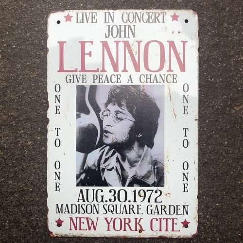 Lennon Metal Sign New Design