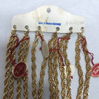 Primor Gold Plated Card Of Six 16 Inch Chains