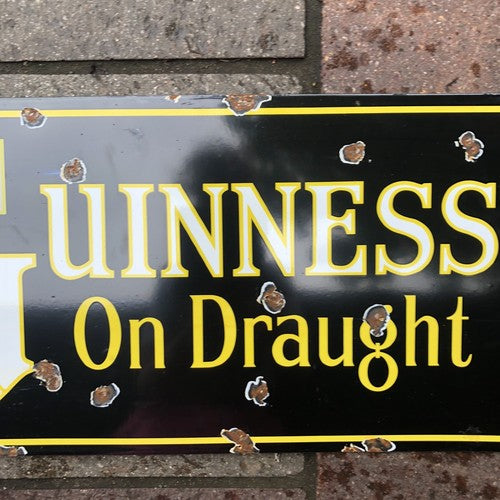 Guinness On Draught Enamel Sign