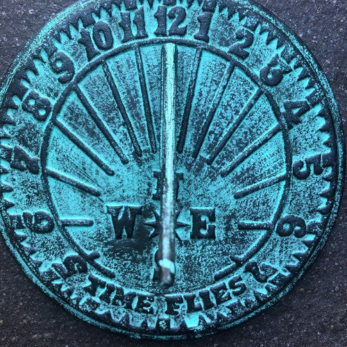 Sundial Cast Iron Verdigris Finish