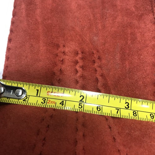 Sheepskin Genuine Gloves Rust Colour See All Photos Pair No6