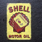 Shell Motor Oil Metal Sign