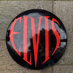 Elvis 40 Cms Domed Metal Sign