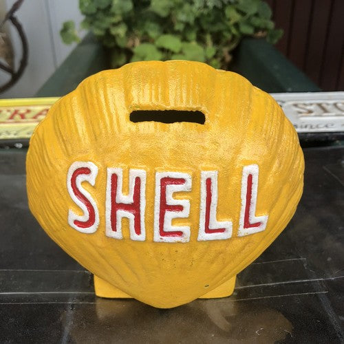 Shell & BP Man Cast Iron Money boxes