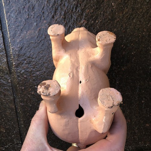 Original Vintage Cast Iron Pig Money Box