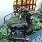 Deer Figure On Base Cast Iron