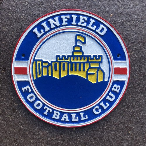 Linfield Cast Iron Sign
