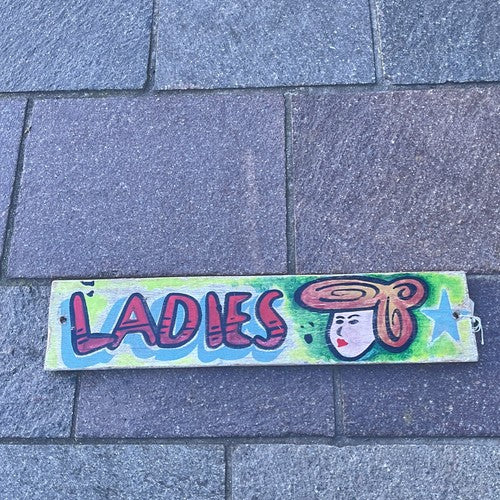 Fairground 1970s Advertisement Sign Wooden
