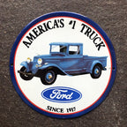 Ford Americas No 1 Truck Enamel Sign