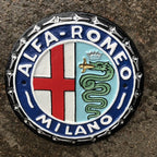 Alfa Romeo Milano Cast Iron Sign