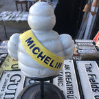 Michelin Man Cast Iron On Swivel Chair