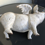 Cincinnati State Cast Iron Flying Pig Money Box