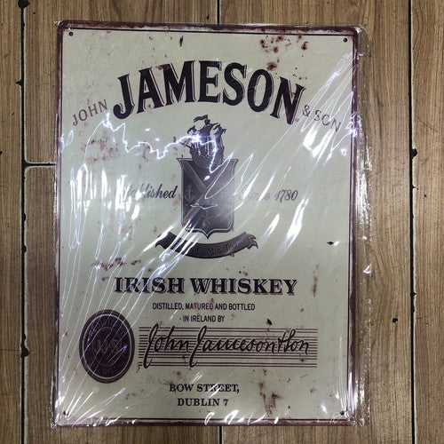 John Jameson & Son Tin Sign