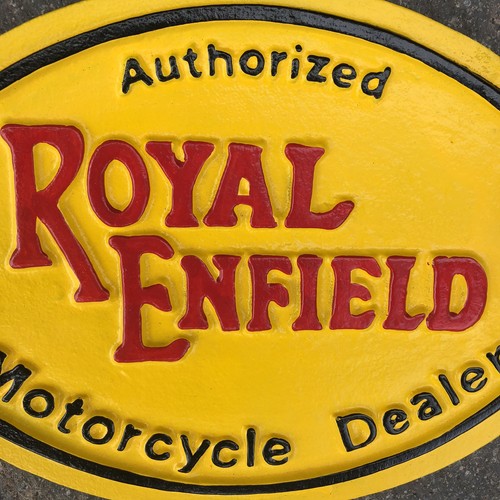 Royal Enfield Cast Iron Sign