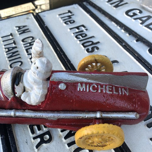 Michelin Man Racer Cast Iron