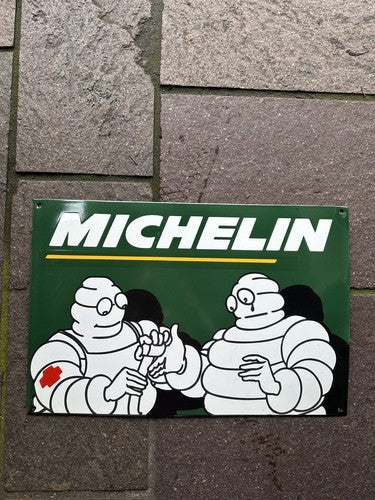 Michelin First Aid Retro Style Enamel Sign