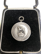 Cased British Army Football Association Enlisted Boys Challenge Cup Medal