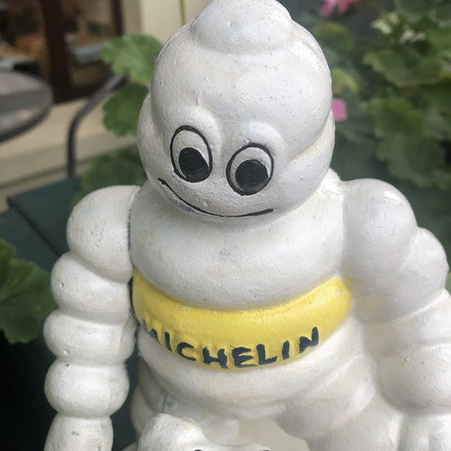 Michelin Man With His Dog