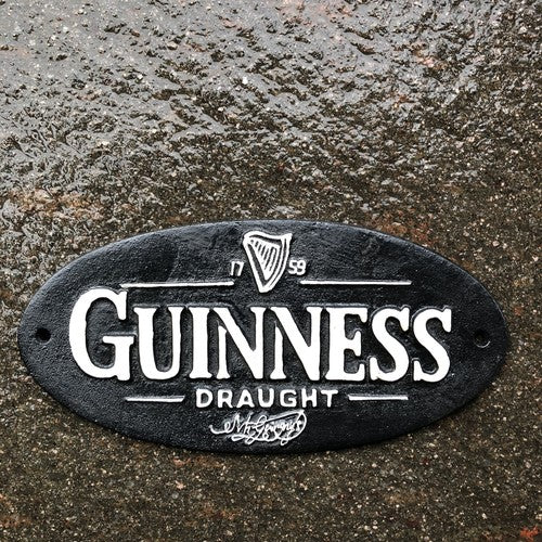 Guinness Draught Cast Iron Sign