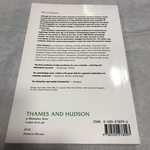 Pre- Christian Ireland By Peter Harbison