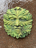 Zulu Green Man Garden Wall Plaque
