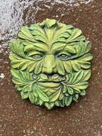 Zulu Green Man Garden Wall Plaque