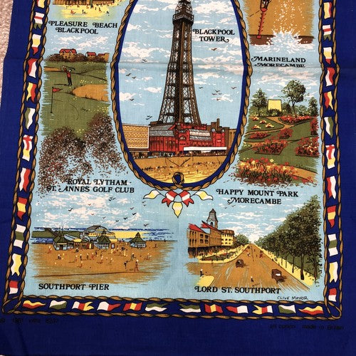 North West Holiday Coast Vintage Tea Towel