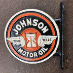 Johnson Motor Oil Cast Iron Sign