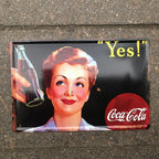 Coca Cola Yes Metal Sign New Design