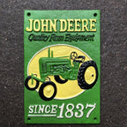 John Deere Quality Farm Equipment Cast Iron Sign