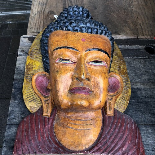 Nepalesen Hand Carved Mask