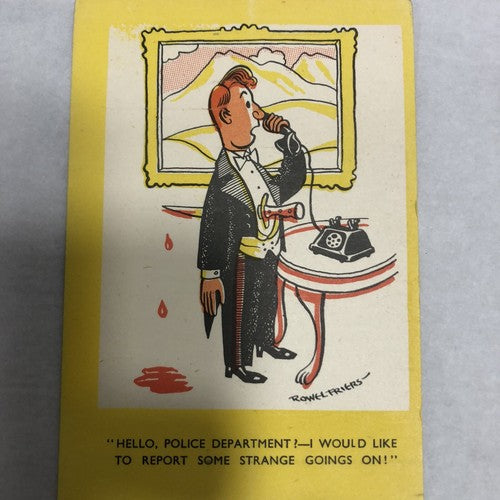 Comic Postcards By Holywoodâs Own Rowel Friers Set:7