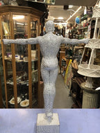 Gymnast Standing Diamanté Effect Ornament