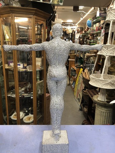 Gymnast Standing Diamanté Effect Ornament