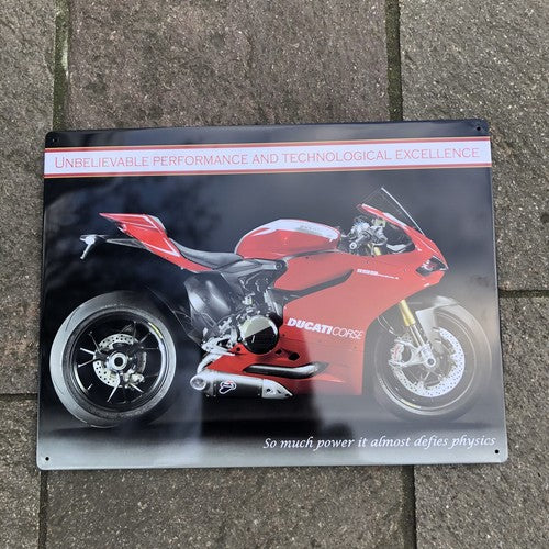 Ducati Corse Metal Sign