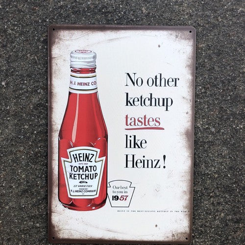 Heinz Metal Sign New Design
