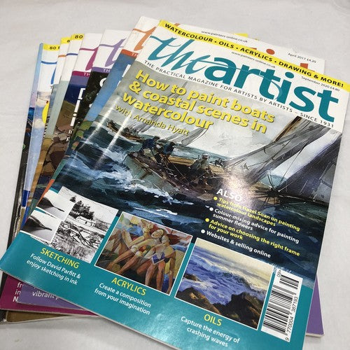 The Artist Magazine Bundle Of 7