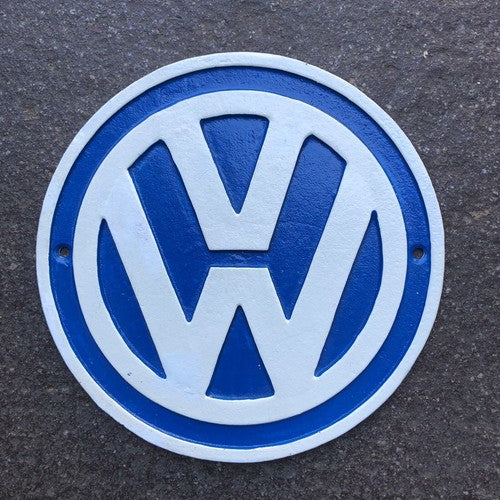 VW Cast Iron Sign