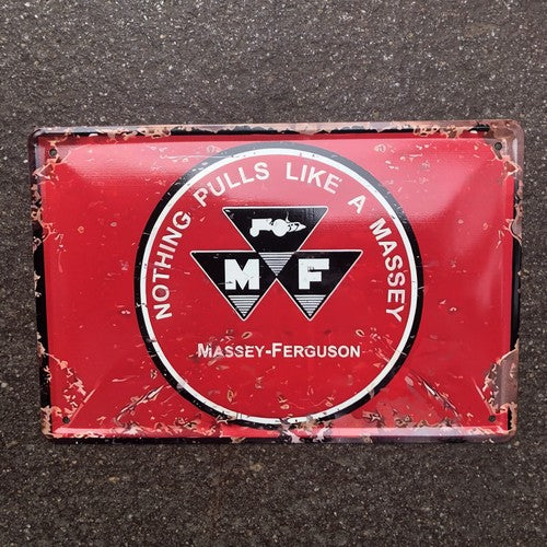 Nothing Pulls Like A Massey Ferguson Metal Sign New Design