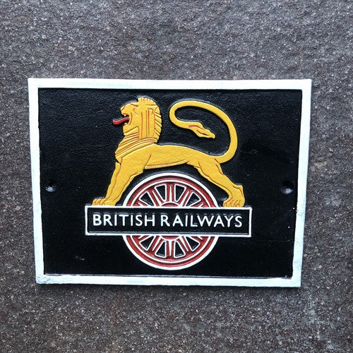 British Railways Cast Iron Sign