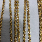 Primor Gold Plated Card Of Six 15 Inch Chains
