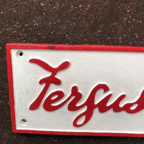 Ferguson Cast Iron Sign See All Photos