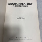 Irish Genealogy A Record Finder By Donal F Begley