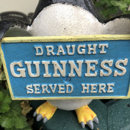 Guinness Penguin Cast Iron Money Box
