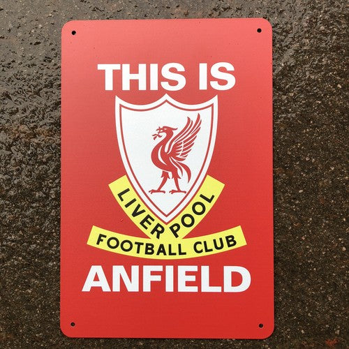 Liverpool Heavy Gauge Steel Sign