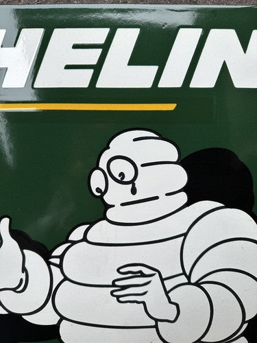 Michelin First Aid Retro Style Enamel Sign